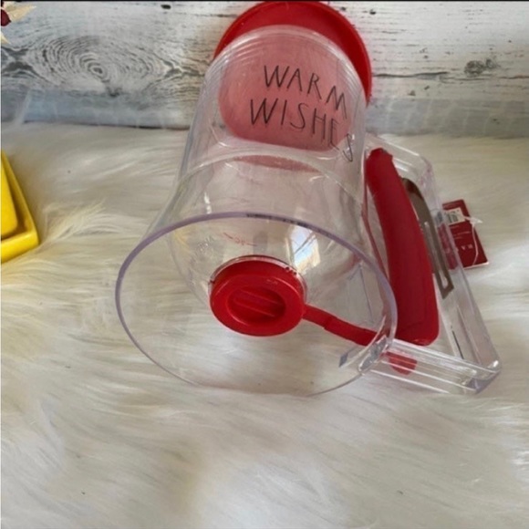 Rae Dunn WARM WISHES Batter Dispenser & Measurement Cups Set HTF - Picture 6 of 7